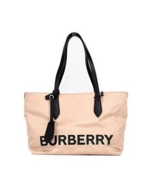 推荐Burberry Small Rose Beige Logo Branded Econyl Nylon Tote Shoulder Handbag Purse商品