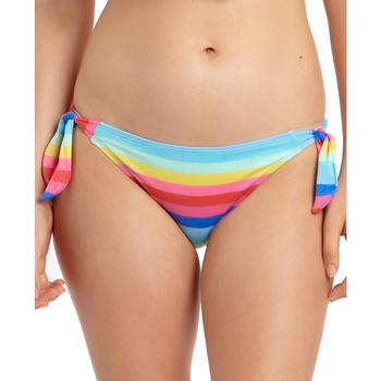 推荐California Waves Womens Striped Side Tie Swim Bottom Separates商品