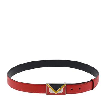 美国芬迪腰带, [二手商品] Fendi | Fendi Orange/Black Leather Reversible Monster Belt 96CM商品图片 7.7折, 满1件减$100, 满减
