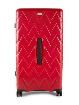 商品Clark 26-Inch Chevron-Texture Hard-Sided Spinner Suitcase图片