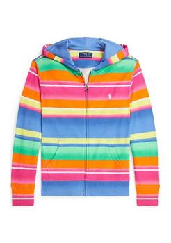 Ralph Lauren | Lauren Childrenswear Boys 8 20 Striped Spa Terry Full Zip Hoodie,商家Belk,价格¥363