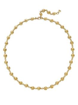 商品Florence117 18K Yellow Gold Spiral-Link Chain Necklace图片