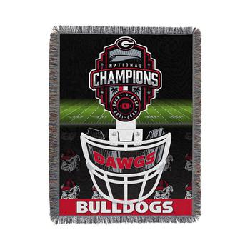 商品Northwest Company | The Georgia Bulldogs College Football Playoff 2022 National Champions 48'' x 60'' Tapestry Throw,商家Macy's,价格¥319图片