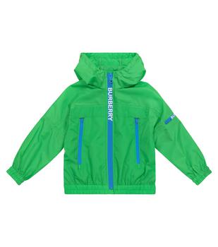 推荐Logo hooded technical jacket商品