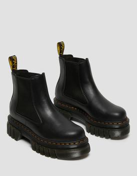 dr. martens切尔西北京, Dr. Martens | Dr Martens Audrick Chelsea chunky flat chelsea boot in black商品图片 