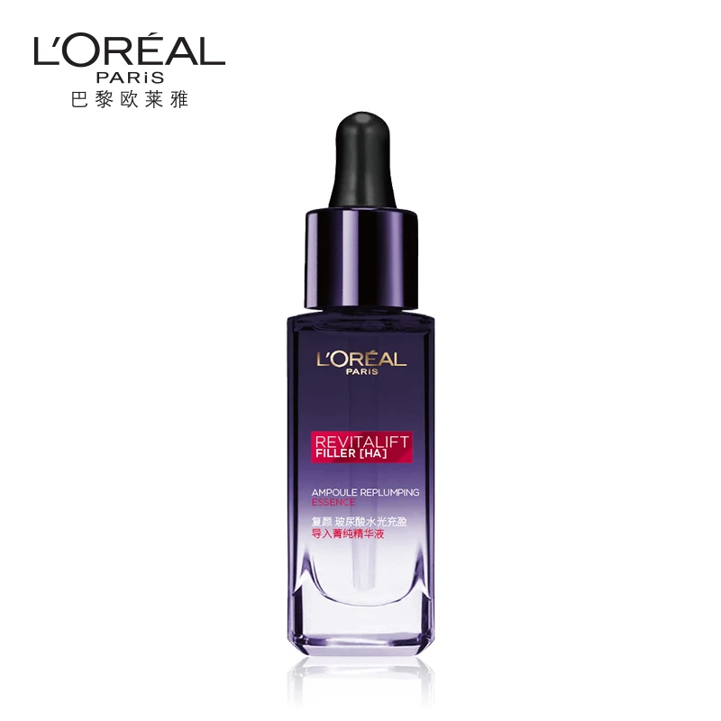 L'Oreal Paris | 欧莱雅 复颜玻尿酸水光充盈导入菁纯精华液 30ml 补水保湿提拉紧致细致毛孔提亮肤色 5.7折, 包邮包税