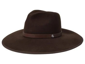 Ralph Lauren | Wool Fedora with Leather Band 