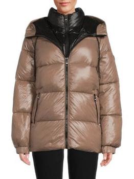 Michael Kors | Recycled Polyester Puffer Coat商品图片,2.6折×额外7.5折, 额外七五折