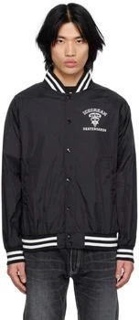 推荐Black Printed Bomber Jacket商品