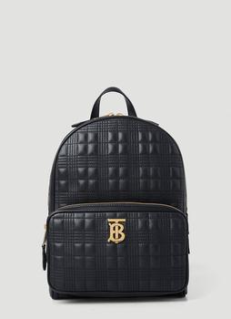 burberry双肩包, Burberry | Quilted TB Monogram Backpack in Black商品图片 