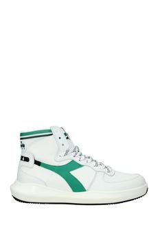 推荐Sneakers basket Leather White Green商品