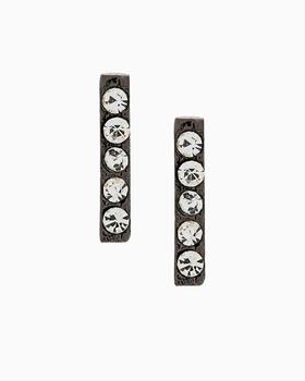 商品FEDERICA TOSI | Federica Tosi Earrings Lobo Line Mini Black Diamond,商家Italist,价格¥485图片