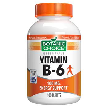 商品Botanic Choice | Vitamin B-6 100mg,商家Walgreens,价格¥67图片