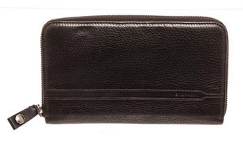 bvlgari包, [二手商品] BVLGARI | Bvlgari Black Leather Zip Around Wallet商品图片 额外8.5折, 额外八五折