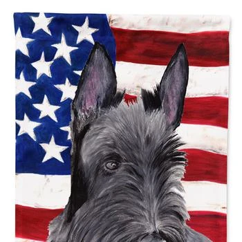 Caroline's Treasures | USA American Flag With Scottish Terrier Garden Flag 2-Sided 2-Ply,商家Verishop,价格¥136