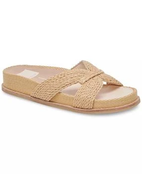 Dolce Vita | Women's Selda Raffia Slide Footbed Sandals,商家Macy's,价格¥493