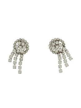 Alessandra Rich | Crystal Cascade Earrings,商家Italist,价格¥1945