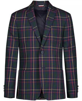 Tommy Hilfiger | Big Boys Brushed Huntsman Plaid Blazer,商家Macy's,价格¥464