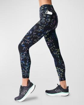 SWEATY BETTY | Floral Refract Power 7/8 Workout Leggings商品图片,4.8折, 1件8折, 独家减免邮费, 满折