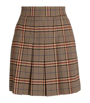 推荐Check Print Mini Skirt商品