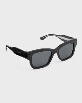 推荐Men's Acetate Rectangle Sunglasses商品