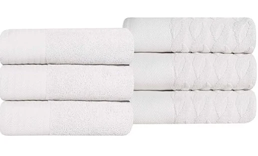 Superior | Solid Quick Drying Absorbent 6 Piece Egyptian Cotton Assorted,商家折扣挖宝区,价格¥499
