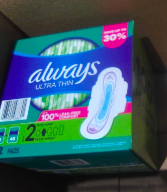 Always | Always Ultra Thin Long Super Pads, Size 2, Box Of 92 Pads,商家折扣挖宝区,价格¥190