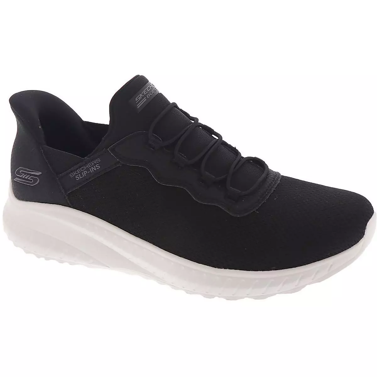 Skechers Womens Squad Chaos-Daily Inspiration Black Slip-On Sneakers