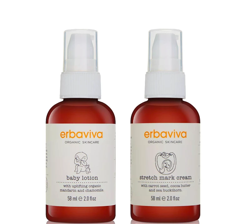 Erbaviva | a Stretch Mark Cream (2 oz.) and a Baby Lotion (2 oz.) ,商家折扣挖宝区,价格¥121