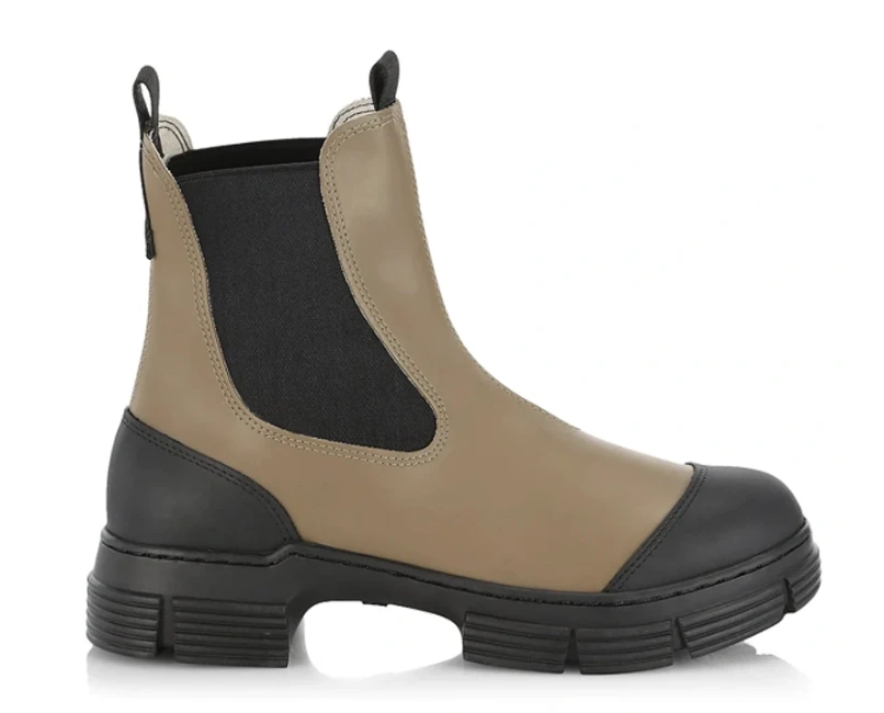 Ganni | Leather Mid Chelsea Boots,商家折扣挖宝区,价格¥1305