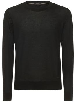 Brioni价格, Brioni | Cashmere & Silk Knit Crewneck Sweater商品图片 额外8.5折, 额外八五折