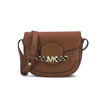 michael kors包行李箱, Michael Kors | MK 女包 迈克·科尔斯 MICHAEL KORS 专柜款HALLY系列棕色小号单肩包 30F1G2HM6L LUGGAGE商品图片 
