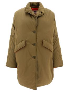 推荐Down coat with contrast lining商品