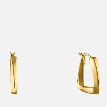 推荐Oma The Label The Smil 18 Karat Gold Plated Hoop Earrings商品