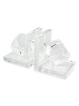 商品Tizo | Clear Crystal Bookend Pair,商家Saks Fifth Avenue,价格¥1138图片