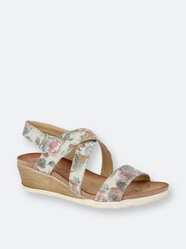 推荐Womens/Ladies Adia Crossover Strap Wedge Sandals商品