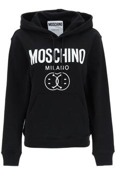 推荐Moschino Logo Printed Drawstring Hoodie商品