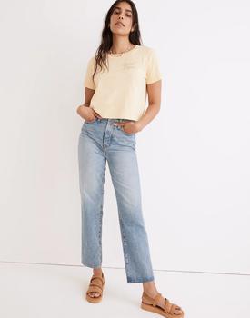 女装Madewell, Madewell | Good Days Softfade Cotton Lakeshore Crop Tee商品图片 6.8折×额外5折, 额外五折