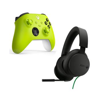 商品Xbox | Series X/S Controller in Volt with Headset,商家Macy's,价格¥933图片