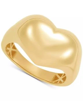 Macy's | Polished Puffed Large Heart Statement Ring in 10k Gold,商家Macy's,价格¥2355