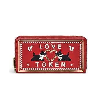 推荐Valentines Large Leather Zip Around Wallet商品