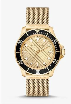 推荐Oversized Slim Everest Gold Dial Watch MK9083商品
