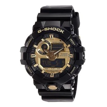 推荐Casio Men's World Time Watch - G-Shock Black Resin Strap | GA710GB-1A商品