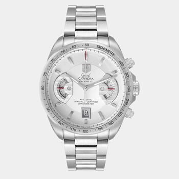 [二手商品] TAG Heuer | Tag Heuer Silver Stainless Steel Carrera CAV511B.BA0902 Automatic Men's Wristwatch 43 mm商品图片,5.4折, 独家减免邮费