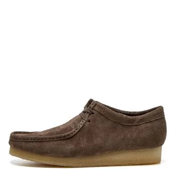 推荐Clarks Originals Wallabee Shoes - Dark Grey Suede商品