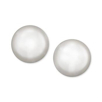 商品Belle de Mer | Belle de Mer Pearl 耳钉, 14k Gold Akoya Cultured Pearl Stud Earrings (6mm),商家Macy's,价格¥637图片