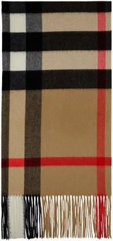 春装burberry围巾, Burberry | 驼色 Oversized 围巾商品图片 
