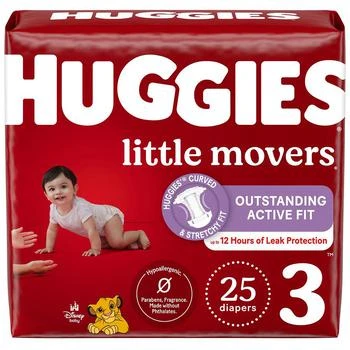 Huggies | Baby Diapers Unscented, Size 3 (16-28 lbs),商家Walgreens,价格¥94