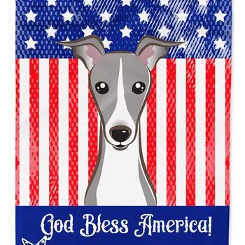 Caroline's Treasures | 11 x 15 1/2 in. Polyester American Flag and Italian Greyhound Garden Flag 2-Sided 2-Ply,商家Verishop,价格¥137