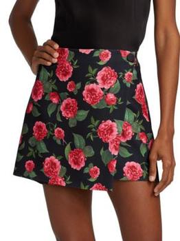 Alice + Olivia | Renna Mini Wrap Skirt商品图片,3.7折, 满$150享7.5折, 满折